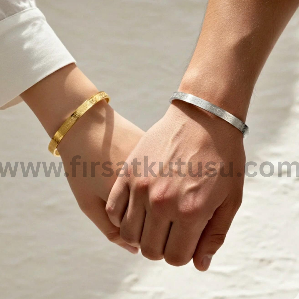 Ayetel Kürsi Bileklik Paslanmaz Çelik Ayarlanabilir