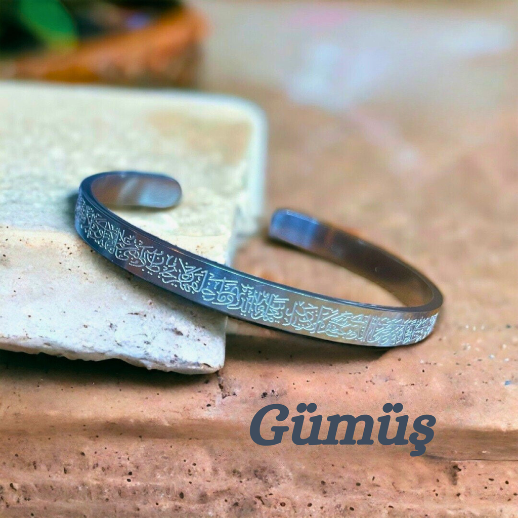 Ayetel Kürsi Bileklik Paslanmaz Çelik Ayarlanabilir