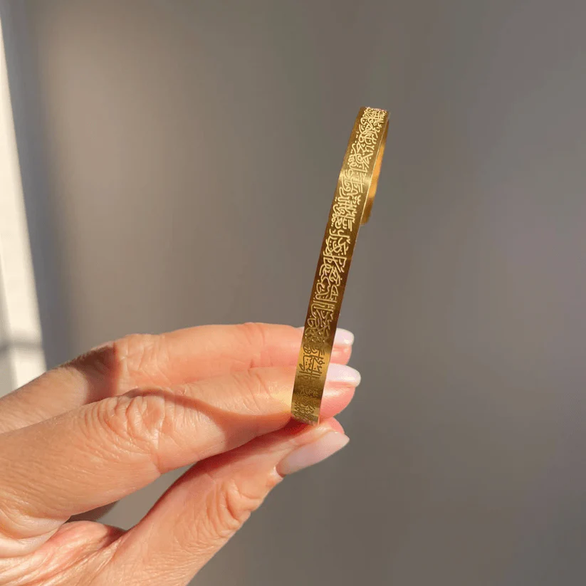 Ayetel Kürsi Bileklik Paslanmaz Çelik Ayarlanabilir