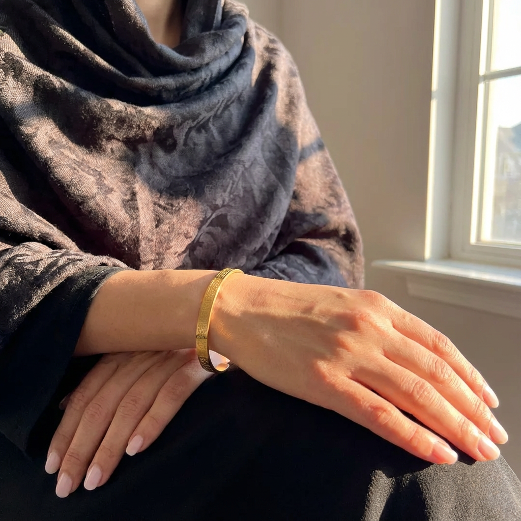 Ayetel Kürsi Bileklik Paslanmaz Çelik Ayarlanabilir