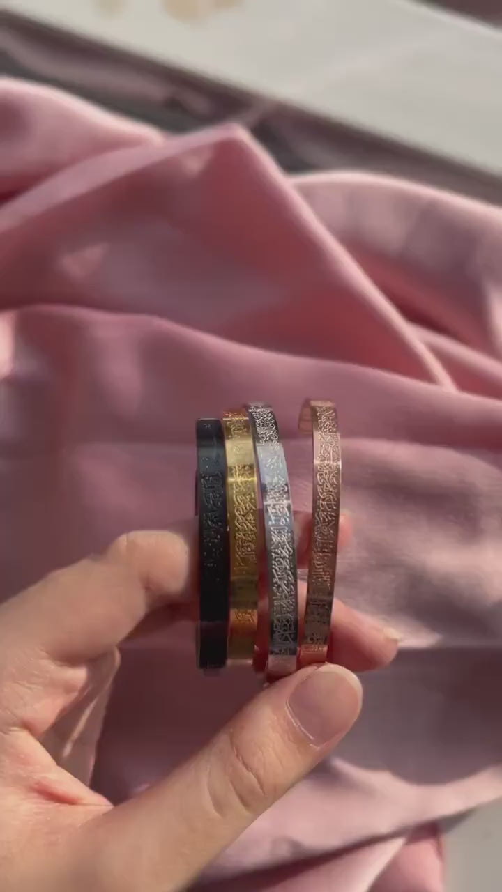 Ayetel Kürsi Bileklik Paslanmaz Çelik Ayarlanabilir